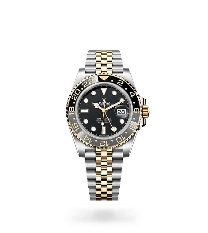 Rolex GMT-Master II Oyster, 40 mm, Oystersteel and yellow gold - M126713GRNR-0001 at Juwelier Wagner