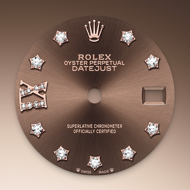 Rolex Lady‑Datejust Oyster, 28 mm, Everose-Gold mit Diamanten M279135RBR-0001 at Juwelier Wagner