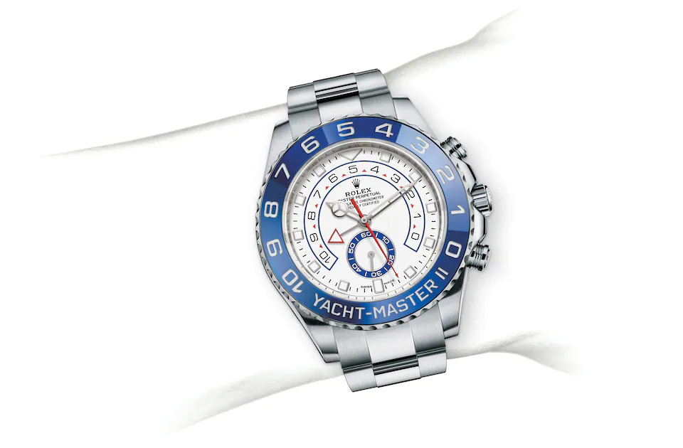 Rolex Yacht-Master II Oyster, 44 mm, Oystersteel M116680-0002 at Juwelier Wagner