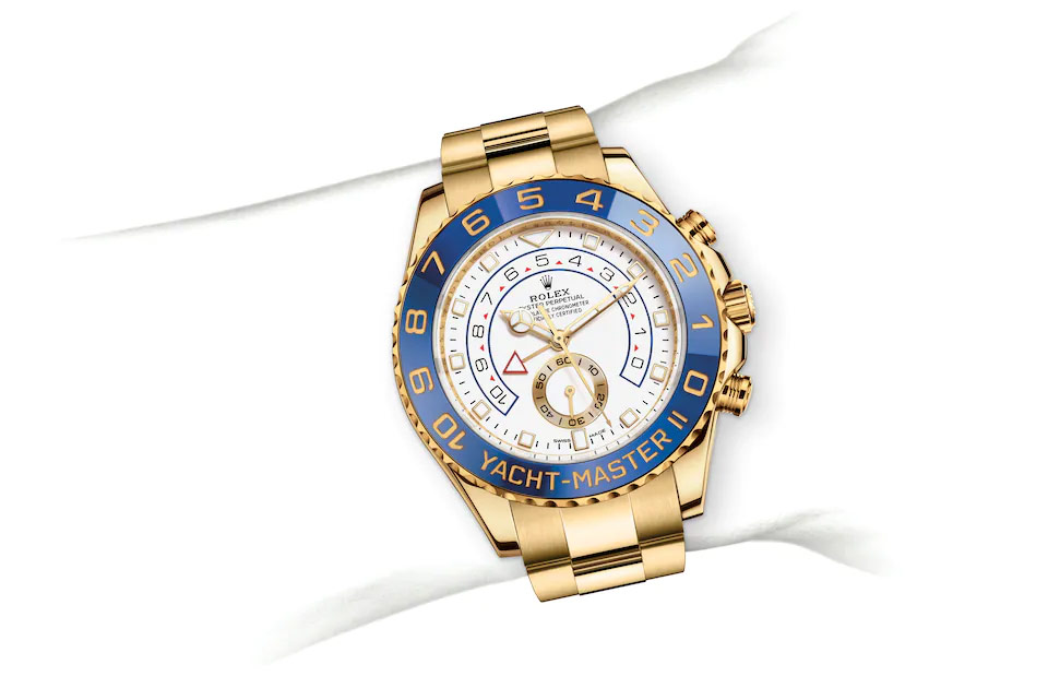 Rolex Yacht-Master II Oyster, 44 mm, yellow gold M116688-0002 at Juwelier Wagner