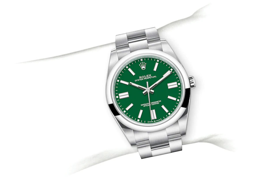 Rolex Oyster Perpetual 41 Oyster, 41 mm, Edelstahl Oystersteel M124300-0005 at Juwelier Wagner