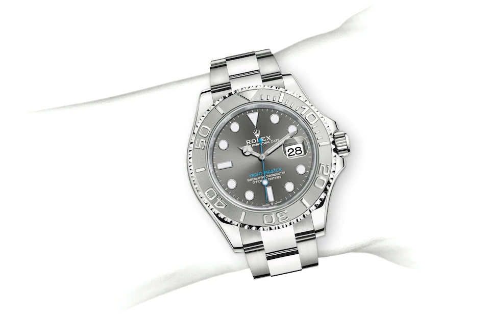 Rolex Yacht-Master 40 Oyster, 40 mm, Oystersteel and platinum M126622-0001 at Juwelier Wagner