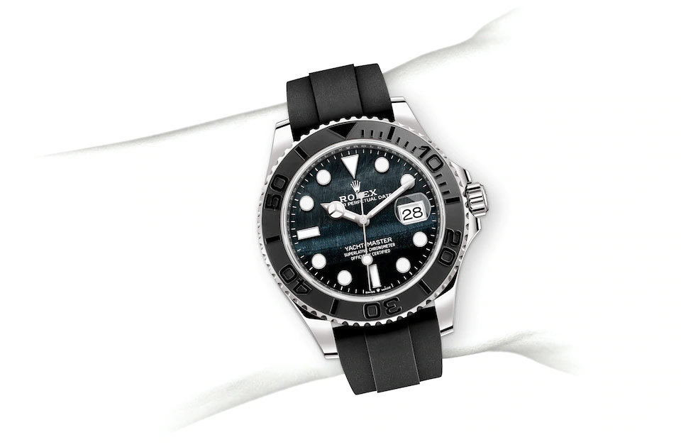 Rolex Yacht-Master 42 Oyster, 42 mm, white gold M226659-0004 at Juwelier Wagner