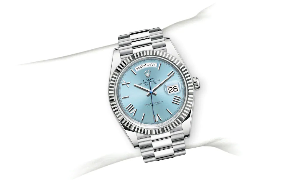 Rolex Day‑Date 40 Oyster, 40 mm, Platin M228236-0012 at Juwelier Wagner