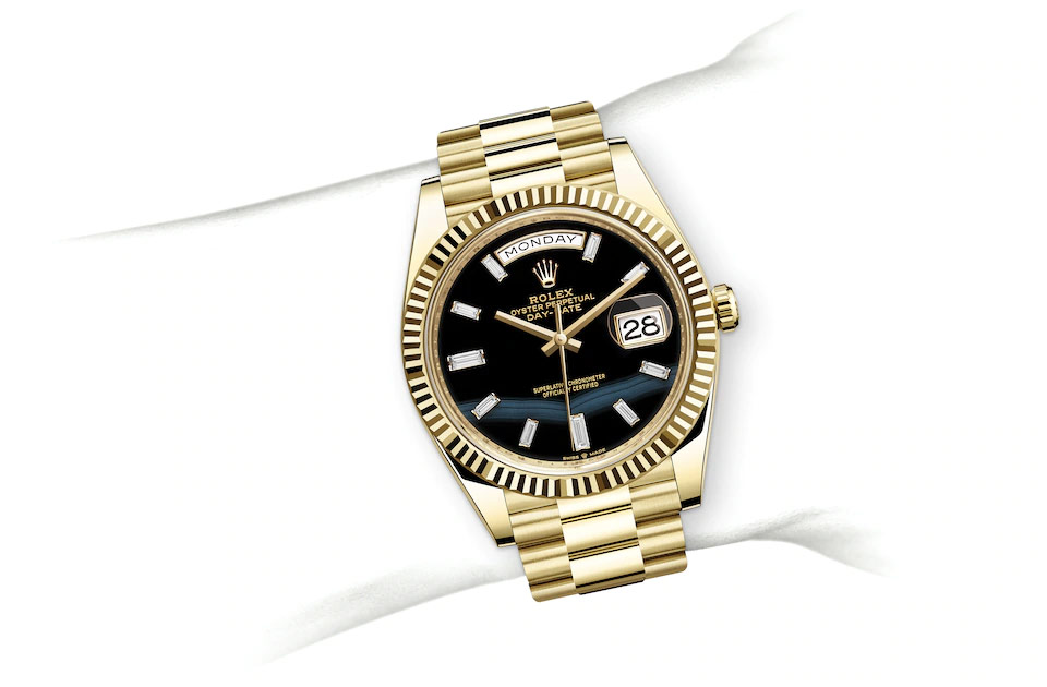 Rolex Day-Date 40 Oyster, 40 mm, yellow gold M228238-0059 at Juwelier Wagner