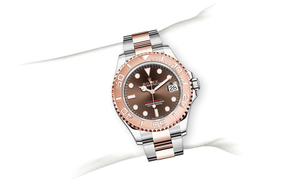 Rolex Yacht-Master 37 Oyster, 37 mm, Oystersteel and Everose gold M268621-0003 at Juwelier Wagner