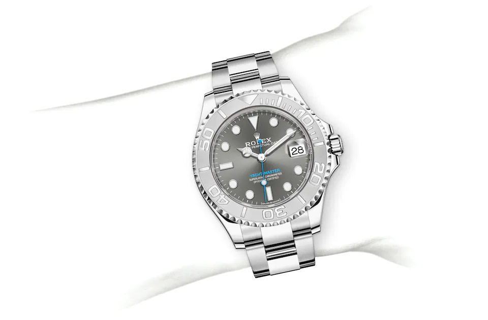 Rolex Yacht-Master 37 Oyster, 37 mm, Oystersteel and platinum M268622-0002 at Juwelier Wagner