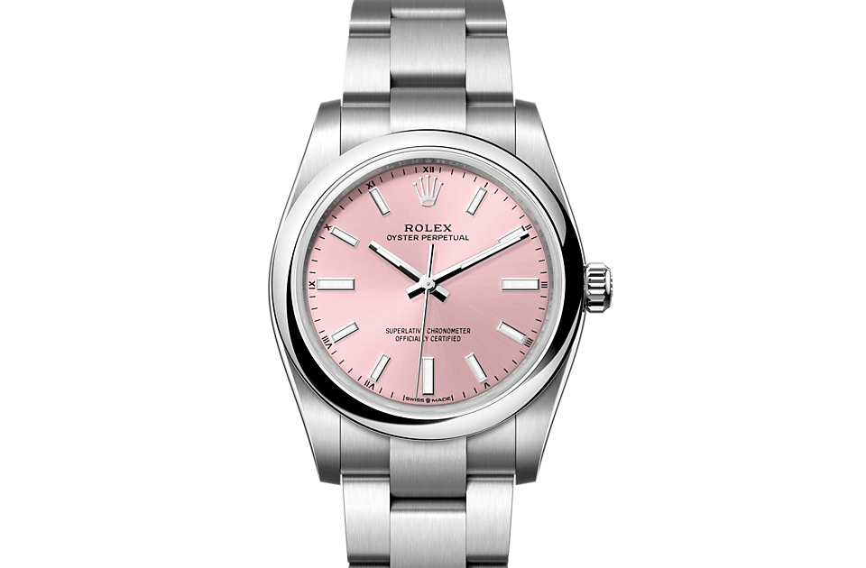 Rolex Oyster Perpetual 34 Oyster, 34 mm, Oystersteel - M124200-0004 at Juwelier Wagner