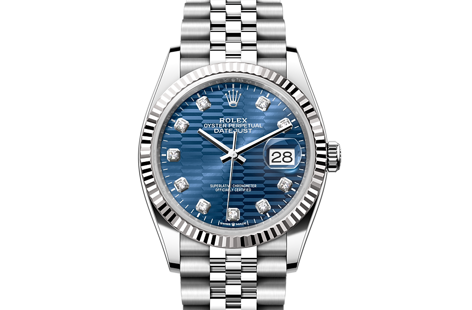 Rolex Datejust 36 Oyster, 36 mm, Oystersteel and white gold - M126234-0057 at Juwelier Wagner