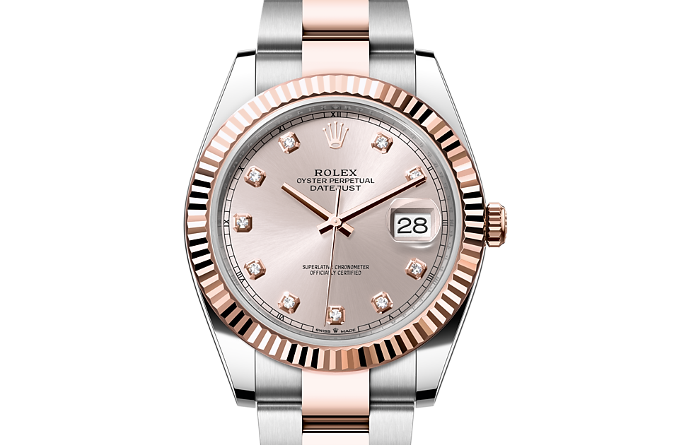 Rolex Datejust 41 Oyster, 41 mm, Oystersteel and Everose gold - M126331-0007 at Juwelier Wagner