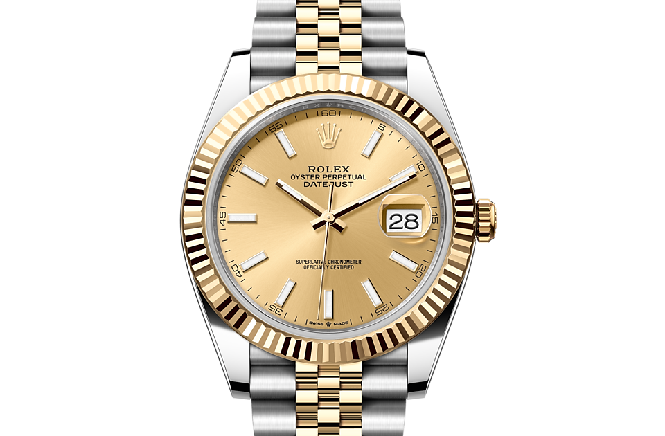 Rolex Datejust 41 Oyster, 41 mm, Oystersteel and yellow gold - M126333-0010 at Juwelier Wagner