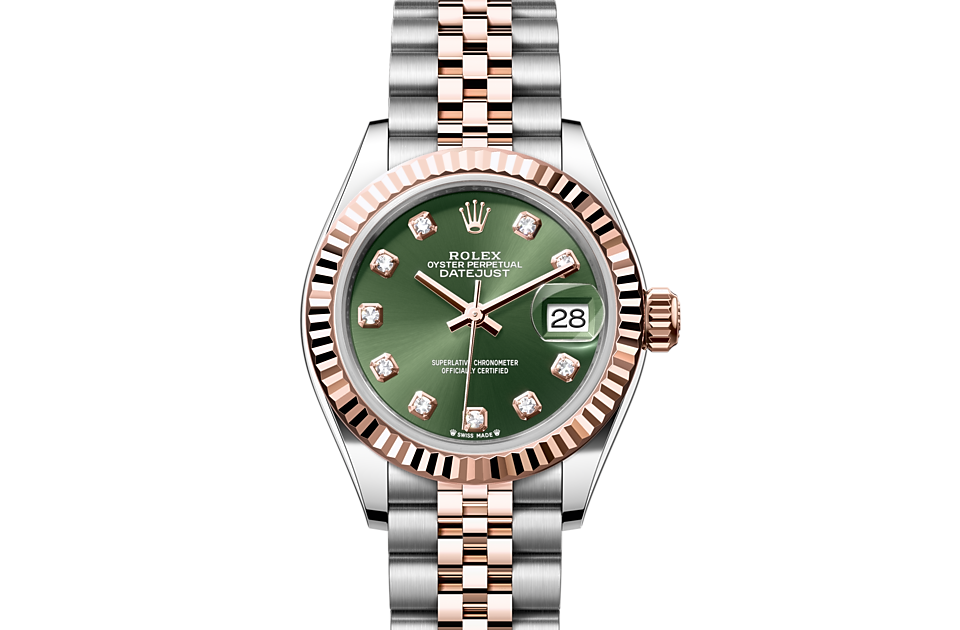 Rolex Lady-Datejust Oyster, 28 mm, Oystersteel and Everose gold - M279171-0007 at Juwelier Wagner