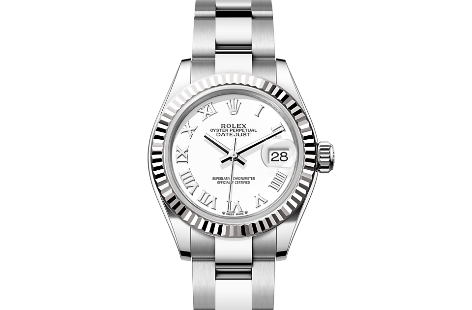 Rolex Lady-Datejust Oyster, 28 mm, Oystersteel and white gold - M279174-0020 at Juwelier Wagner