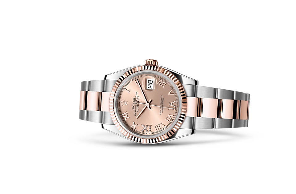 Rolex Datejust 36 Oyster, 36 mm, Oystersteel and Everose gold - M126231-0028 at Juwelier Wagner