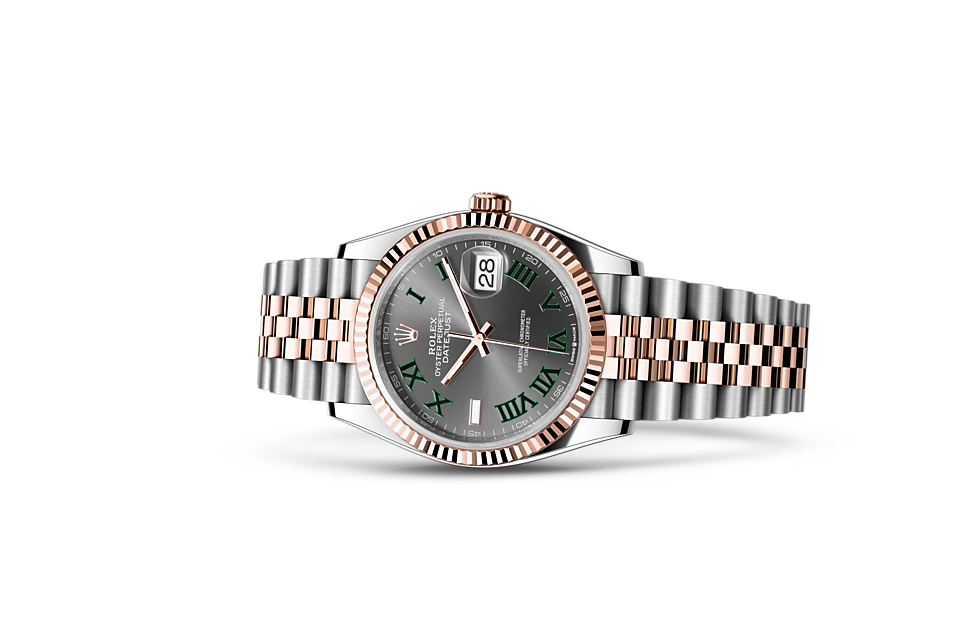 Rolex Datejust 36 Oyster, 36 mm, Oystersteel and Everose gold - M126231-0029 at Juwelier Wagner