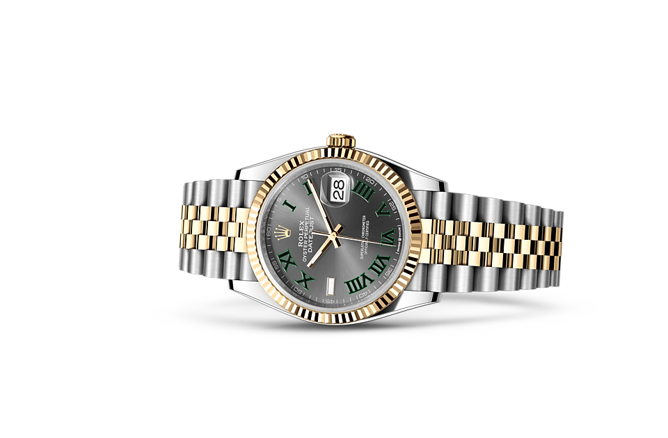 Rolex Datejust 36 Oyster, 36 mm, Oystersteel and yellow gold - M126233-0035 at Juwelier Wagner