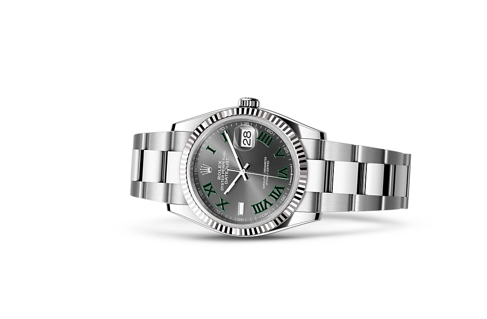 Rolex Datejust 36 Oyster, 36 mm, Oystersteel and white gold - M126234-0046 at Juwelier Wagner