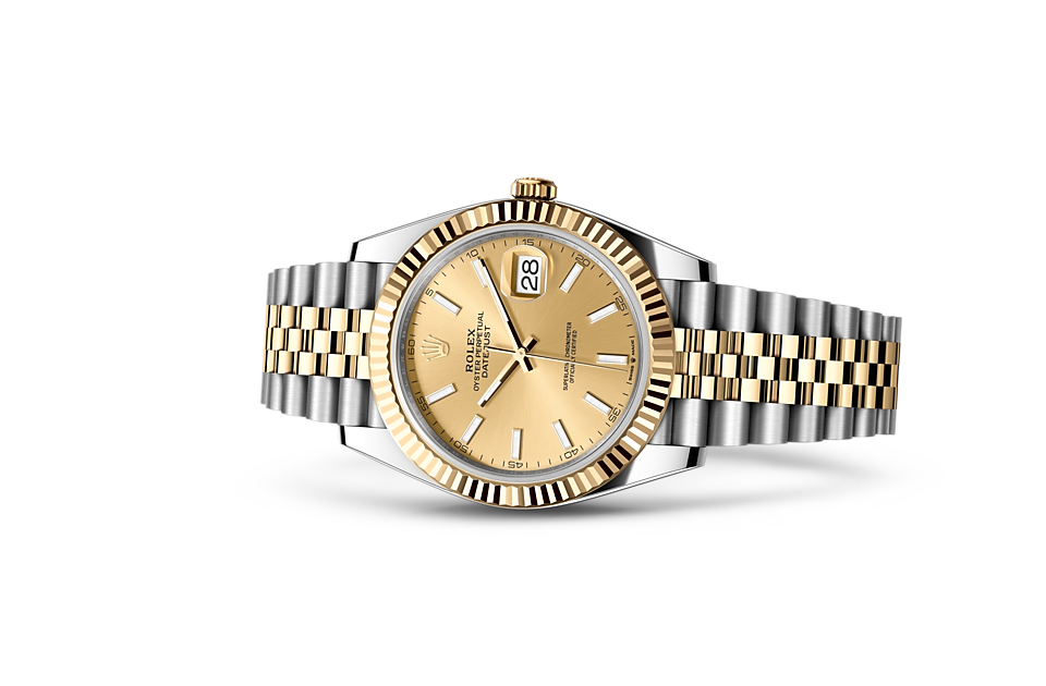 Rolex Datejust 41 Oyster, 41 mm, Oystersteel and yellow gold - M126333-0010 at Juwelier Wagner