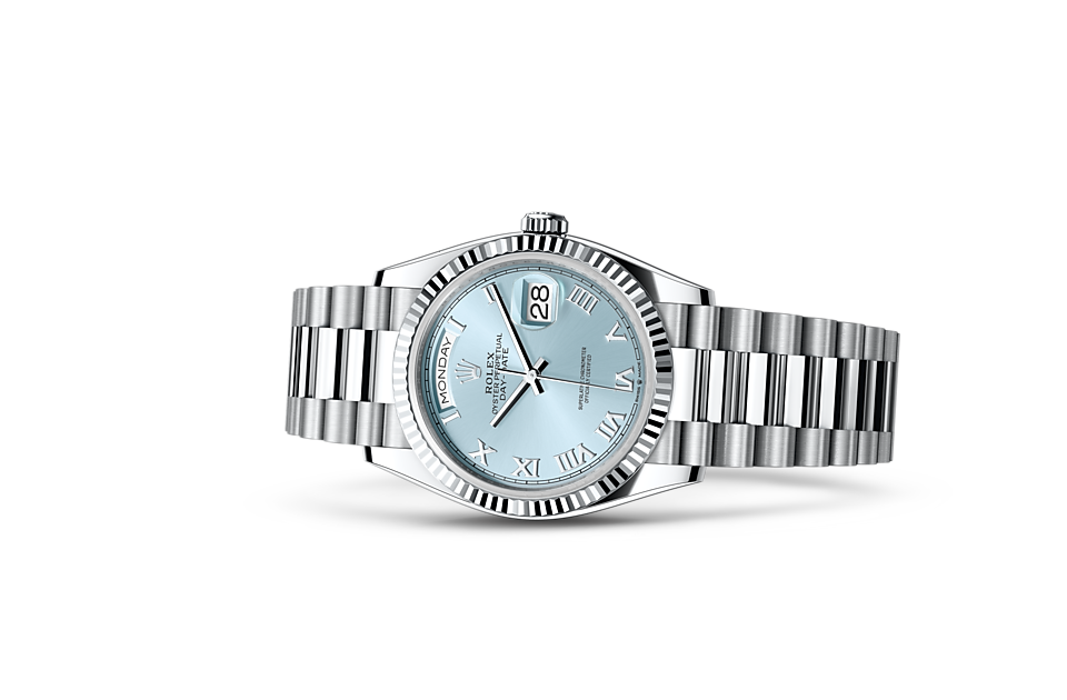 Rolex Day‑Date 36 Oyster, 36 mm, Platin - M128236-0008 at Juwelier Wagner