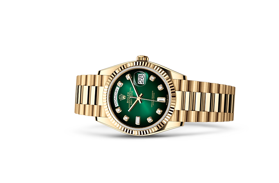 Rolex Day‑Date 36 Oyster, 36 mm, Gelbgold - M128238-0069 at Juwelier Wagner