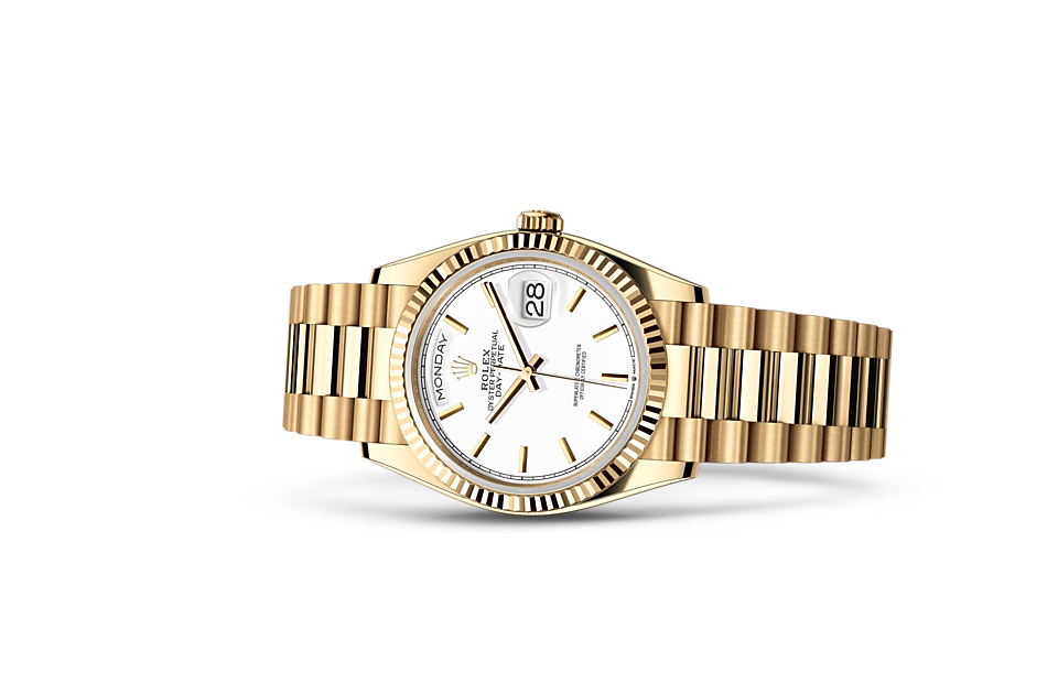 Rolex Day‑Date 36 Oyster, 36 mm, Gelbgold - M128238-0081 at Juwelier Wagner