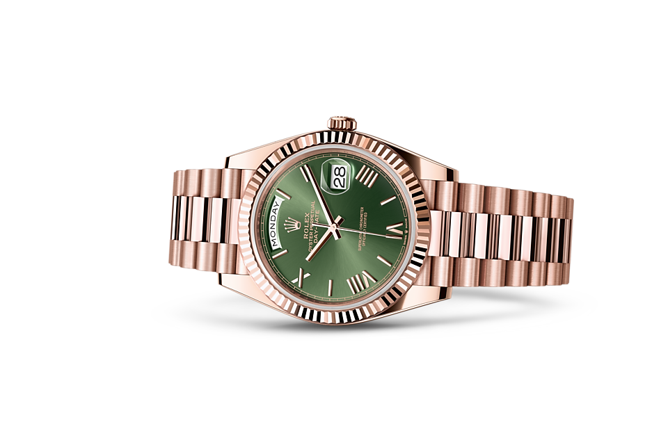Rolex Day-Date 40 Oyster, 40 mm, Everose gold - M228235-0025 at Juwelier Wagner