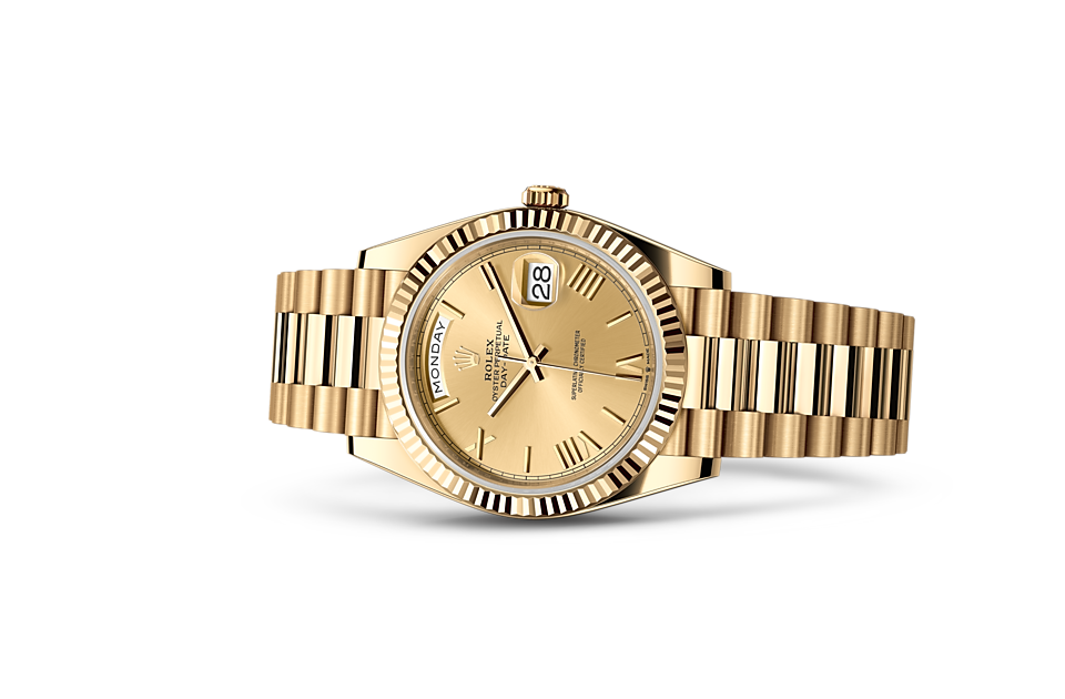 Rolex Day‑Date 40 Oyster, 40 mm, Gelbgold - M228238-0006 at Juwelier Wagner