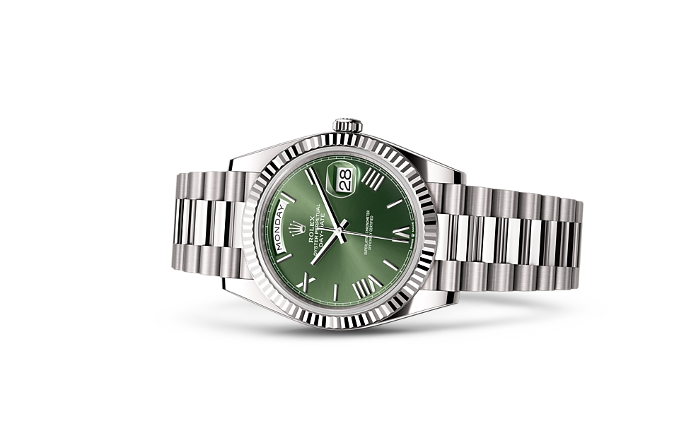 Rolex Day-Date 40 Oyster, 40 mm, white gold - M228239-0033 at Juwelier Wagner