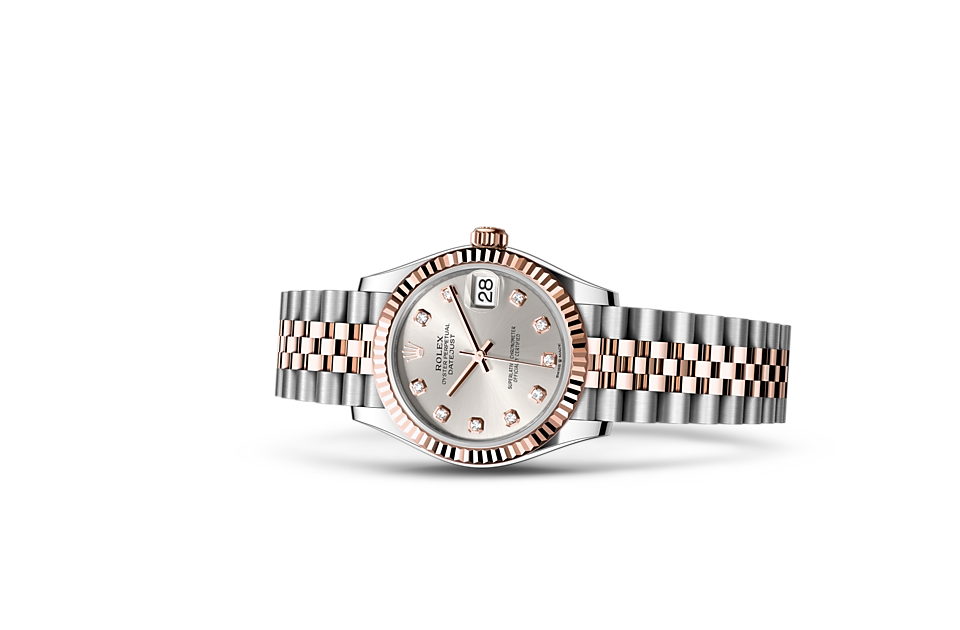 Rolex Datejust 31 Oyster, 31 mm, Oystersteel and Everose gold - M278271-0016 at Juwelier Wagner