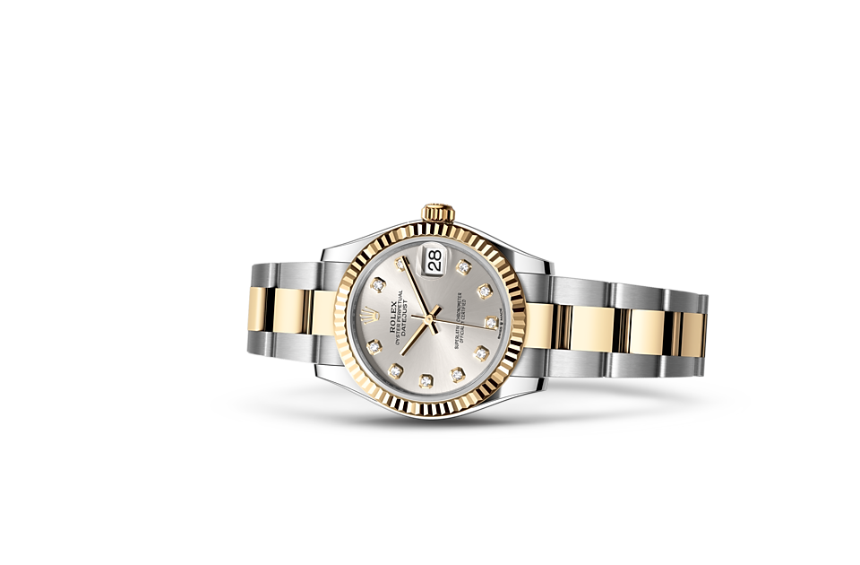 Rolex Datejust 31 Oyster, 31 mm, Oystersteel and yellow gold - M278273-0019 at Juwelier Wagner