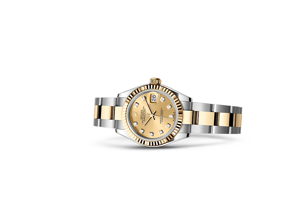 Rolex Lady-Datejust Oyster, 28 mm, Oystersteel and yellow gold - M279173-0012 at Juwelier Wagner
