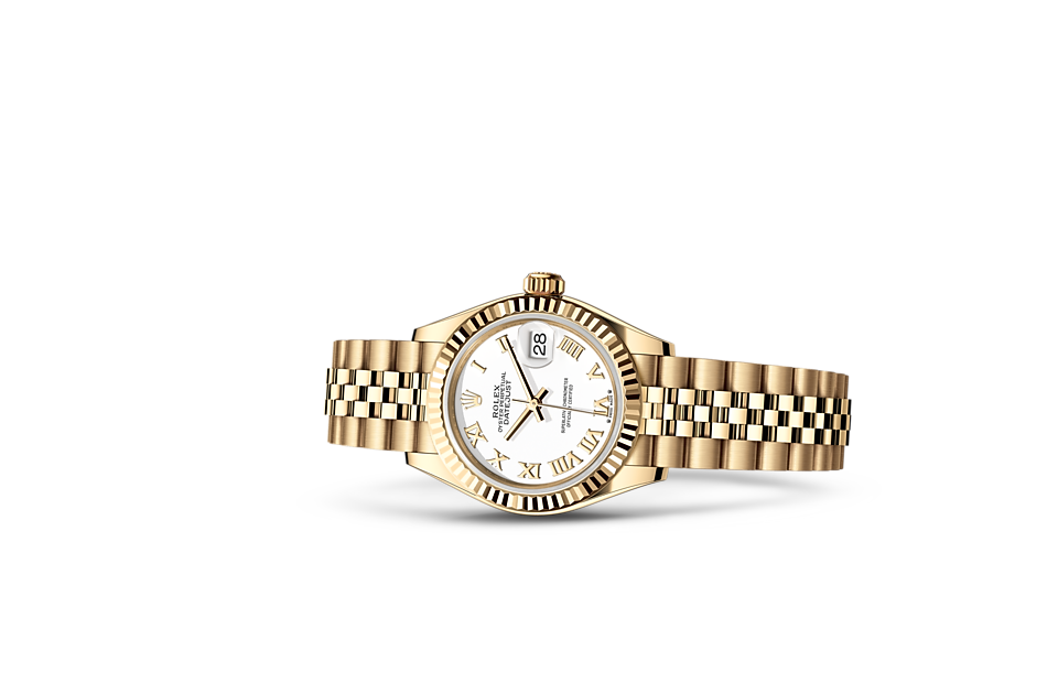 Rolex Lady-Datejust Oyster, 28 mm, yellow gold - M279178-0030 at Juwelier Wagner