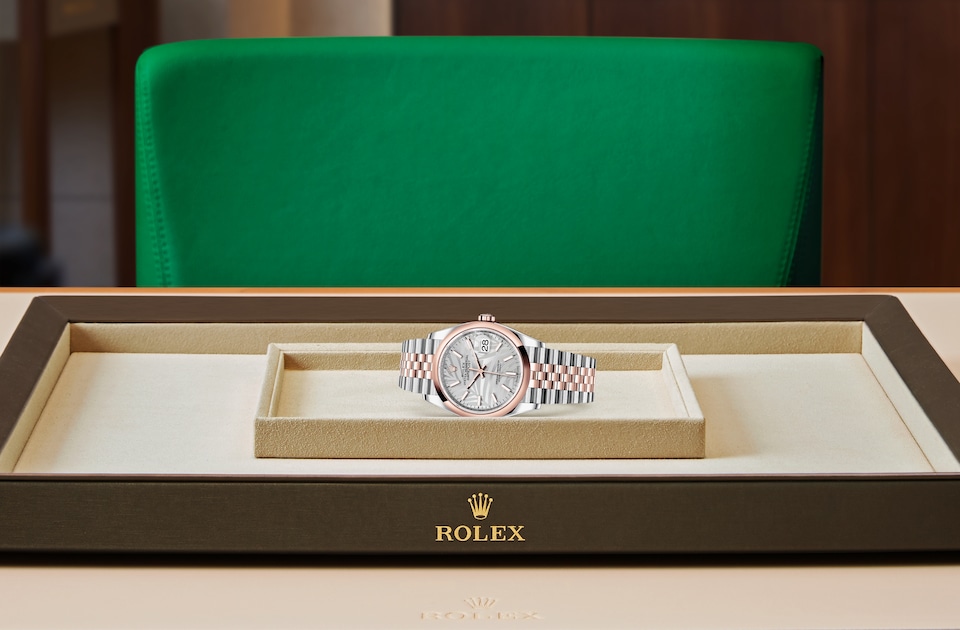 Rolex Datejust 36 Oyster, 36 mm, Oystersteel and Everose gold - M126201-0031 at Juwelier Wagner