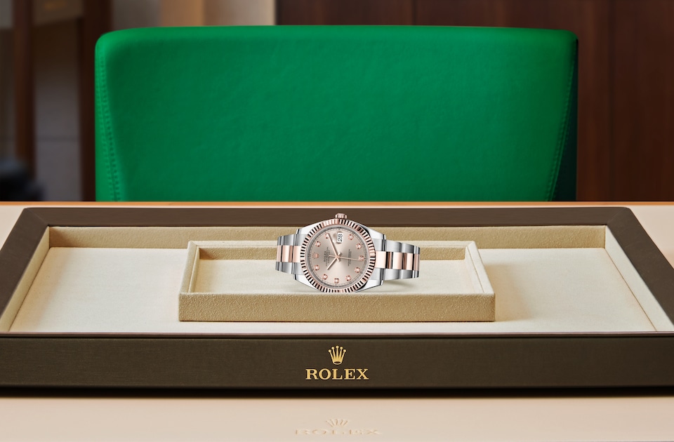 Rolex Datejust 41 Oyster, 41 mm, Oystersteel and Everose gold - M126331-0007 at Juwelier Wagner