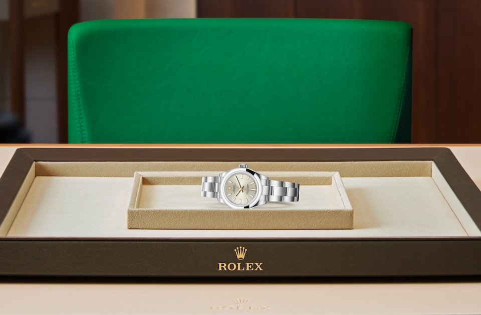 Rolex Oyster Perpetual 28 Oyster, 28 mm, Edelstahl Oystersteel - M276200-0001 at Juwelier Wagner