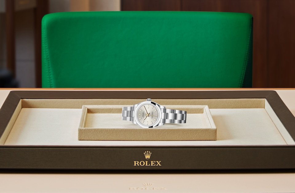 Rolex Oyster Perpetual 31 Oyster, 31 mm, Edelstahl Oystersteel - M277200-0001 at Juwelier Wagner