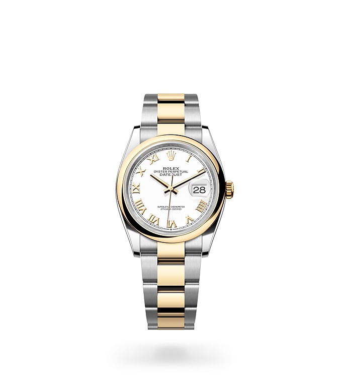 Rolex Datejust 36 Oyster, 36 mm, Oystersteel and yellow gold M126203-0030 at Juwelier Wagner