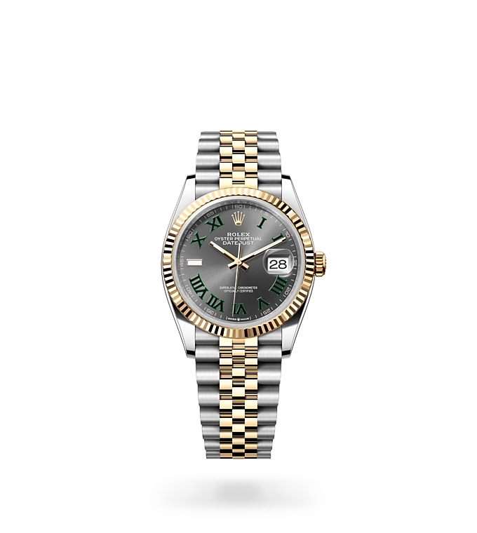 Rolex Datejust 36 Oyster, 36 mm, Oystersteel and yellow gold - M126233-0035 at Juwelier Wagner