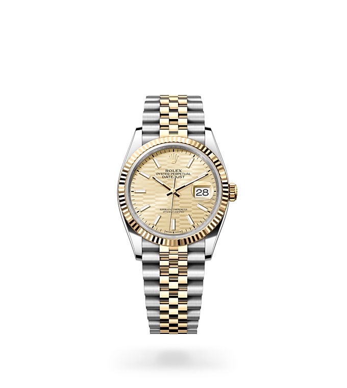 Rolex Datejust 36 Oyster, 36 mm, Oystersteel and yellow gold - M126233-0039 at Juwelier Wagner
