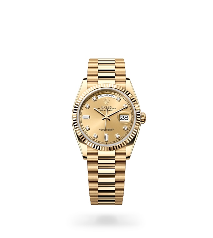 Rolex Day‑Date 36 Oyster, 36 mm, Gelbgold - M128238-0008 at Juwelier Wagner