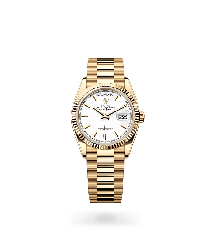 Rolex Day-Date 36 Oyster, 36 mm, yellow gold - M128238-0081 at Juwelier Wagner