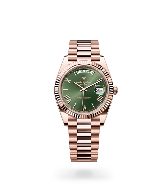 Rolex Day‑Date 40 Oyster, 40 mm, Everose-Gold - M228235-0025 at Juwelier Wagner