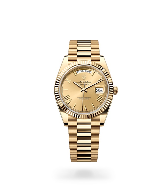 Rolex Day-Date 40 Oyster, 40 mm, yellow gold M228238-0006 at Juwelier Wagner