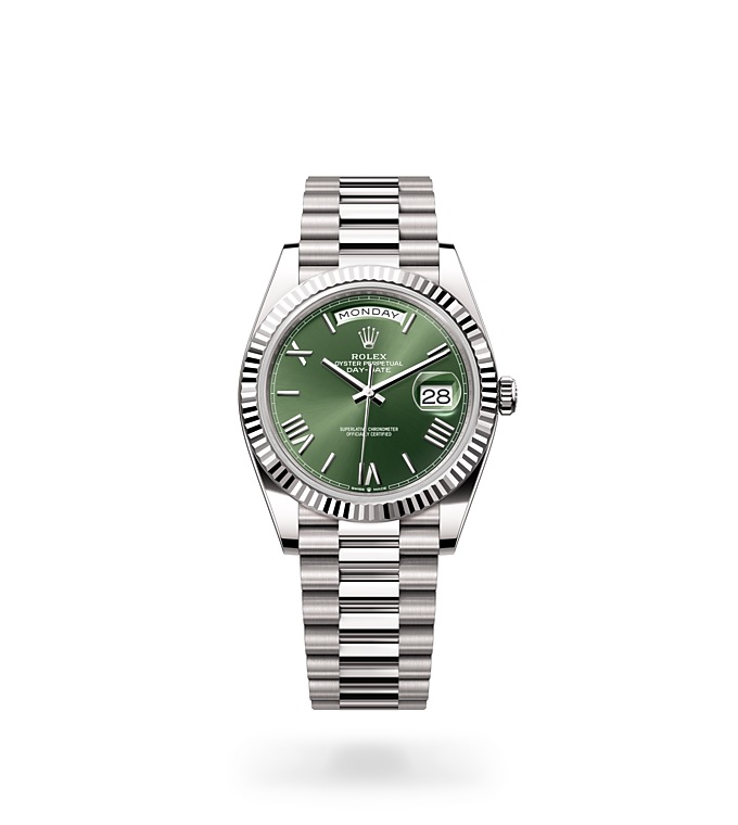 Rolex Day-Date 40 Oyster, 40 mm, white gold - M228239-0033 at Juwelier Wagner