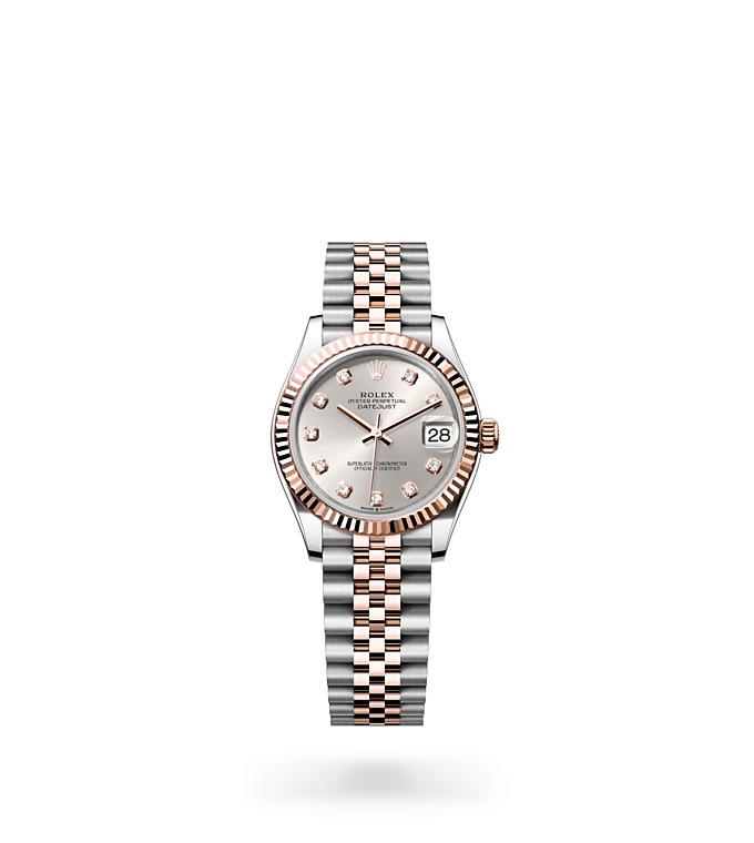 Rolex Datejust 31 Oyster, 31 mm, Oystersteel and Everose gold - M278271-0016 at Juwelier Wagner