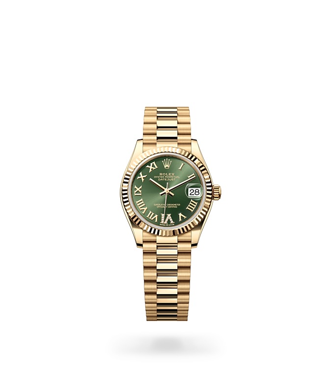 Rolex Datejust 31 Oyster, 31 mm, yellow gold - M278278-0030 at Juwelier Wagner