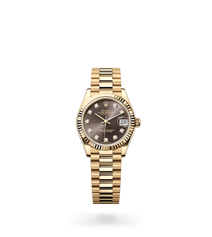 Rolex Datejust 31 Oyster, 31 mm, yellow gold M278278-0036 at Juwelier Wagner
