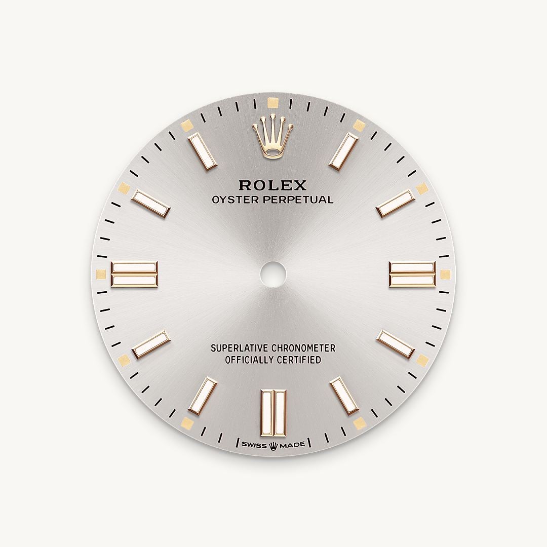 Silbernes Zifferblatt