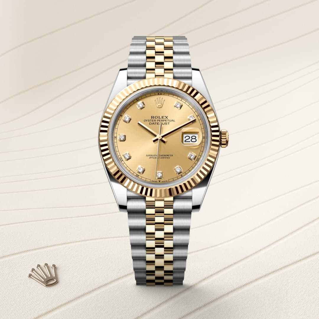 Rolex Datejust 41 Oyster, 41 mm, Oystersteel and yellow gold M126333-0012