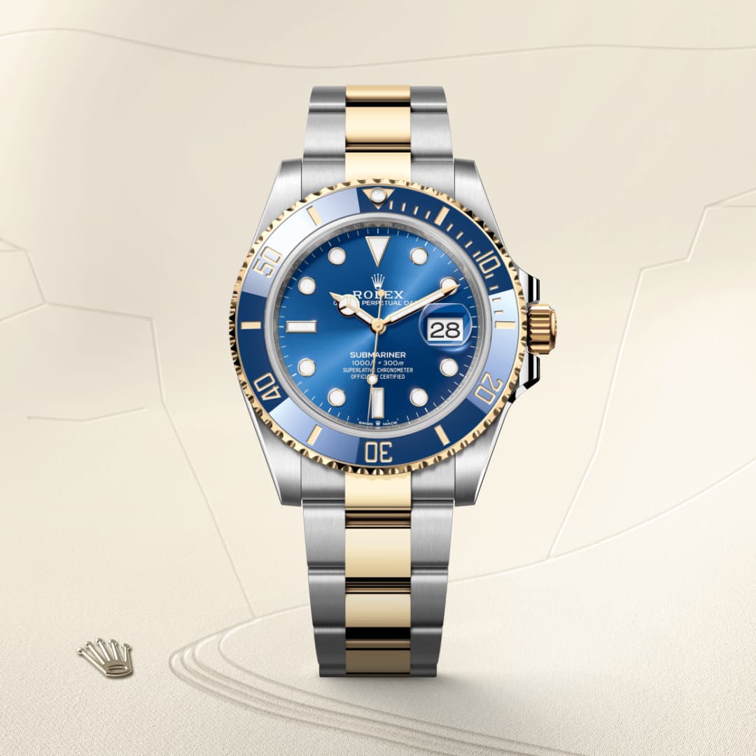 Rolex Submariner Date Oyster, 41 mm, Edelstahl Oystersteel und Gelbgold M126613LB-0002